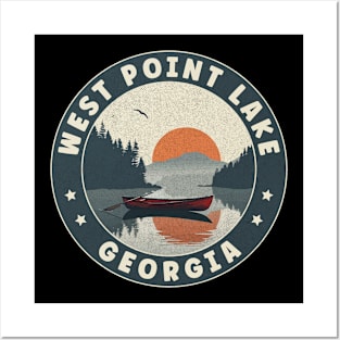 West Point Lake Georgia Sunset Posters and Art